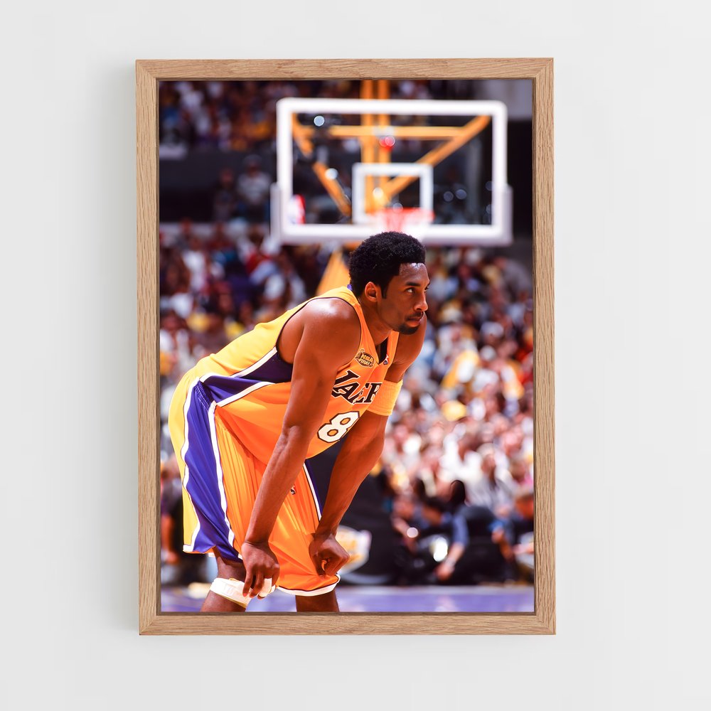Poster Kobe parquet – affiche Basketball (vue 4)